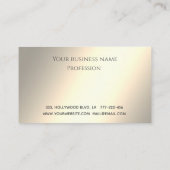 Minimalistisches, schlichtes, helles Logo Treuekarte (Rückseite)