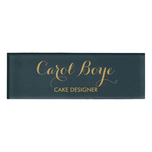 Minimalistisches, schlichtes Notebook Namenschild (Vorderseite)