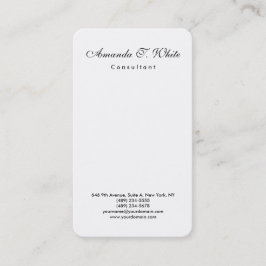 Minimalistisches, Schlichtes Pinselskript Visitenkarte