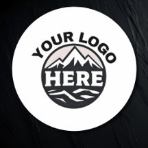 Minimalistisches Schlichtes Round-Business-Logo