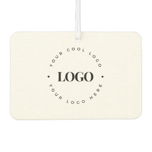 Minimalistisches, Schlichtes, rundes Firmenlogo fü Autolufterfrischer