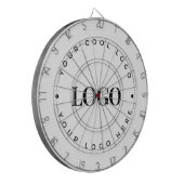 Minimalistisches, Schlichtes, rundes Firmenlogo fü Dartscheibe (Vorderseite Links)