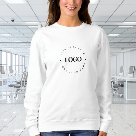 Minimalistisches, Schlichtes, rundes Firmenlogo fü Sweatshirt