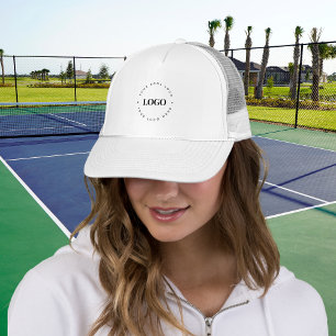 Minimalistisches, Schlichtes, rundes Firmenlogo fü Truckerkappe