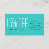 Minimalistisches Schönheitscreme Künstler Haarsalo Visitenkarte (Vorderseite)