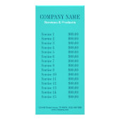 Minimalistisches Schönheitscreme Künstler Haarsalo Werbekarte (Hinten)