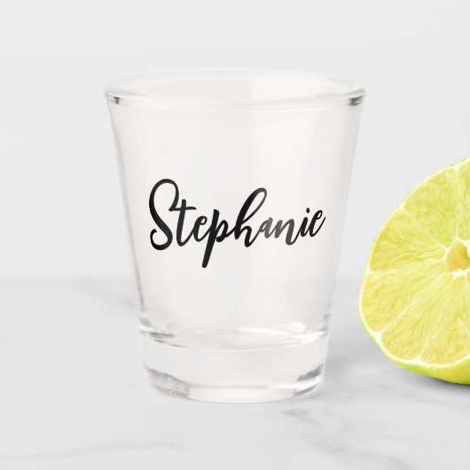 Minimalistisches Schussglas Schnapsglas (Vorderseite)