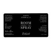 Minimalistisches Schwarz-Einfach-Raum-Sprachenprod (Vorne)