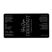 Minimalistisches schwarz-kosmetisches Tropfermitte (Vorne)