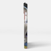 Minimalistisches Schwarz-Weiß-Abstraktes iPhone 13 iPhone Hülle (Linke Seite)