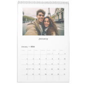 Minimalistisches Schwarz-Weiß-Foto für Schreibmasc Kalender (Jan 2026)