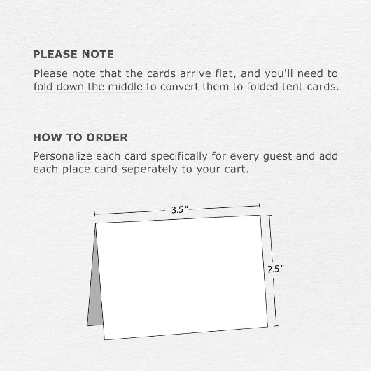 Minimalistisches Schwarz-Weiß-Leaf Moderne Platzka Tischnummer