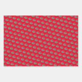 Minimalistisches Schwarz-Weiß-Muster Geschenkpapier Set (Vorderseite 3)