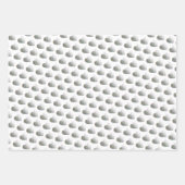 Minimalistisches Schwarz-Weiß-Muster Geschenkpapier Set (Vorderseite 2)