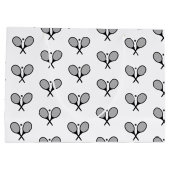 Minimalistisches Schwarz-Weiß-Paradies für Kletter Große Geschenktüte (Rückseite)