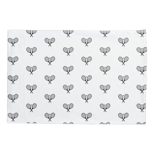 Minimalistisches Schwarz-Weiß-Paradies für Kletter Kissenbezug (Rückseite-Links)