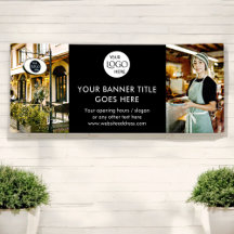 Minimalistisches schwarzes Berufliches Foto für Fi