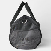 Minimalistisches schwarzes Metall im industriellen Duffle Bag (Rechts)