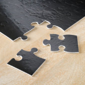 Minimalistisches Schwarzmetall Puzzle (Seite)