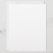 Minimalistisches Script-Ehezertifikat (Rückseite)