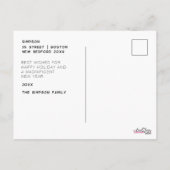 Minimalistisches Script Frohe Weihnachten (Rückseite)
