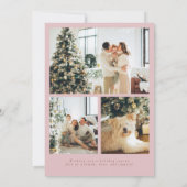 Minimalistisches Script Frohe Weihnachten Foto Dus (Rückseite)