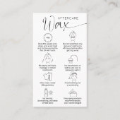 Minimalistisches Script-Logo Visitenkarte (Vorderseite)