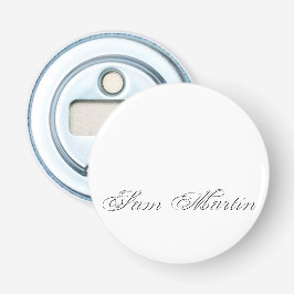 Minimalistisches Script Lovely 3d Monogram Flaschenöffner