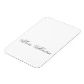 Minimalistisches Script Lovely 3d Monogram Magnet (Linke Seite)