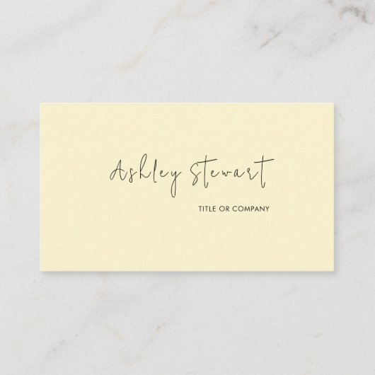 Minimalistisches Script Qr Code Beruflich Groovy Visitenkarte (Rückseite)