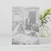 Minimalistisches Script Save the Date-Karte Einladung (Stehend Vorderseite)