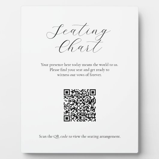 Minimalistisches Seekartenzeichen mit QR-Code Fotoplatte (Vorderseite)