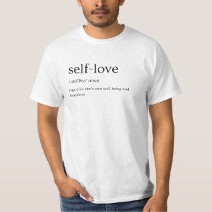 Minimalistisches Selbstliebe-Definitions-T-Shirt m T-Shirt