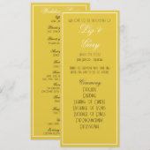 Minimalistisches Senf-Yellow-Programm Programm (Vorne/Hinten)