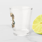 Minimalistisches Shot Glass von der Perlküste Eleg Schnapsglas (Rechts)