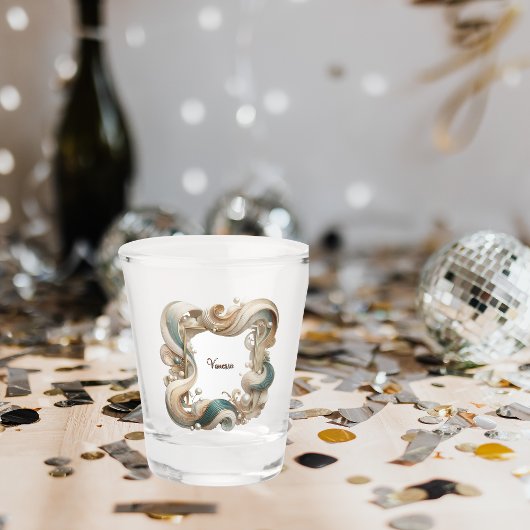 Minimalistisches Shot Glass von der Perlküste Eleg Schnapsglas