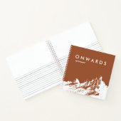 Minimalistisches Sienna-Reisemagazin Notizblock (Innenseite)