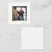 Minimalistisches Simple Schreibwriter Weihnachts-F Mitteilungskarte (Vorne/Hinten)