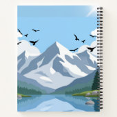 Minimalistisches Skizzenbuch Notizbuch (Rückseite)