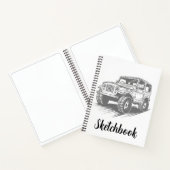 Minimalistisches Skizzenbuch Notizbuch (Innenseite)