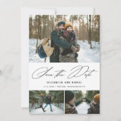 Minimalistisches Skript 3 FotoCollage Save the Dat (Vorderseite)