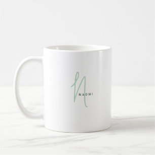Minimalistisches Skript   Benutzerdefiniertes Mono Kaffeetasse