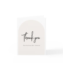 Minimalistisches Skript-Brautparty Vielen Dank Kar