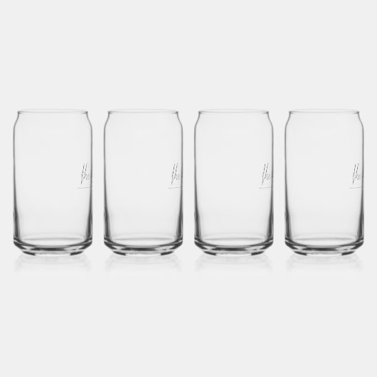 Minimalistisches Skript | Dosenglas (Rechts)