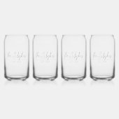 Minimalistisches Skript | Dosenglas (Vorderseite)