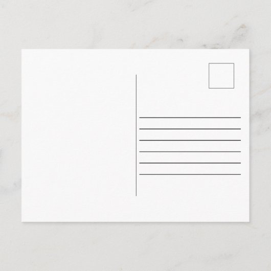 Minimalistisches Skript Eleganter QR-Code Hochzeit Einladungspostkarte (Rückseite)