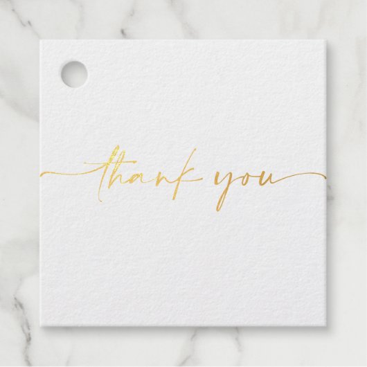 Minimalistisches Skript ELLE Geschenkanhänger (Vorderseite)