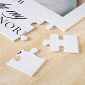 Minimalistisches Skript Foto Bridesmaid Vorschlag Puzzle (Seite)