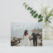 Minimalistisches Skript | Foto Simple Modern Viele Postkarte (Stehend Vorderseite)