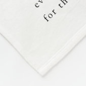 Minimalistisches Skript für Neugeborene Foto Weddi Fleecedecke (Ecke)